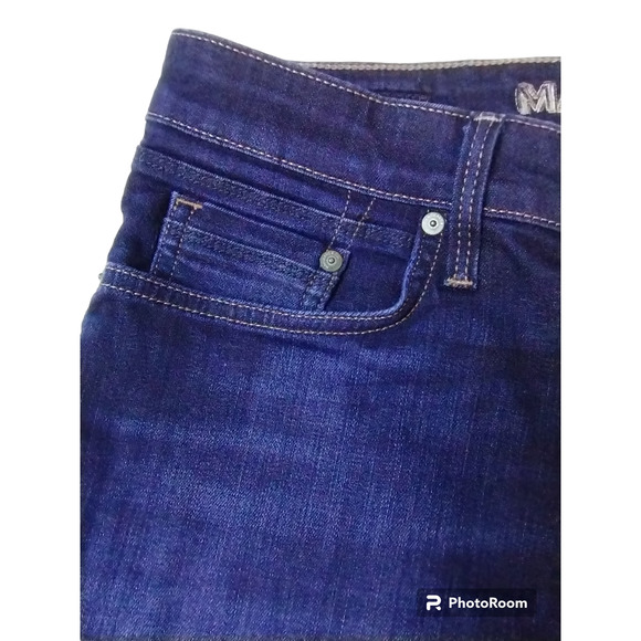 Mavi Jake Slim Leg Dark Wash Slightly Distressed Jeans, Size 31/32 - Picture 4 of 9